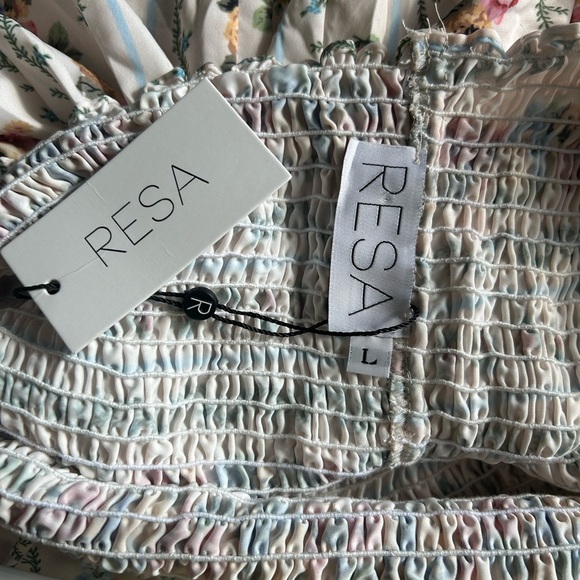 NWT RESA | Ashley Charleston Floral Smocked Midi Dress | Size Large - Picture 3 of 8